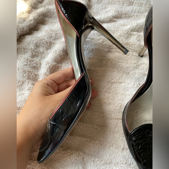 Versace Medusa heels size 7 37.5 black color - Picture 3 of 6